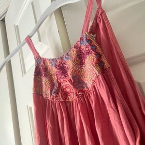 One September boho coral top